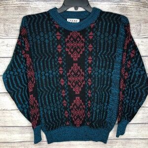 Trend Basics Vintage Multicolor Sweater Size M